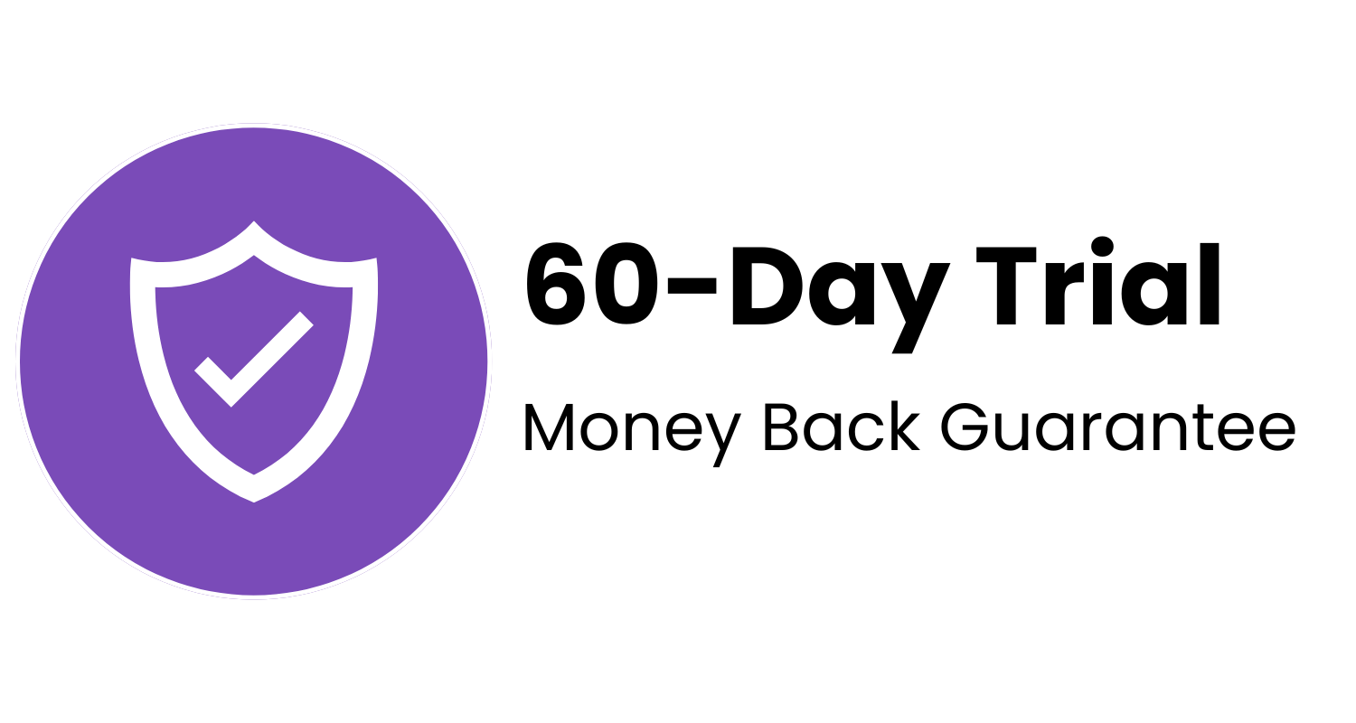60-Night Trial - Money Back Guarantee
